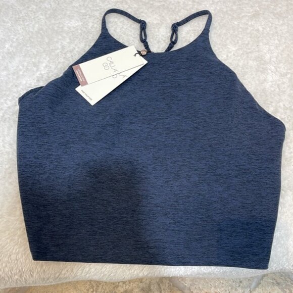 CALIA Women's LustraLux Cross Back Crop Top - Picture 3 of 9